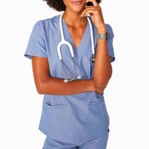 NWOT Figs Heather Indigo Casma